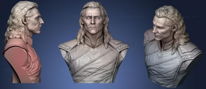 3D model Loki Bust (STL)